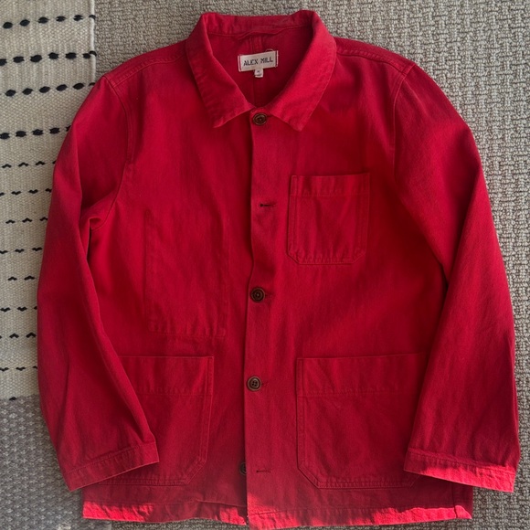 Alex Mill Jackets & Blazers - Alex Mill Vibrant Red Chore Jacket